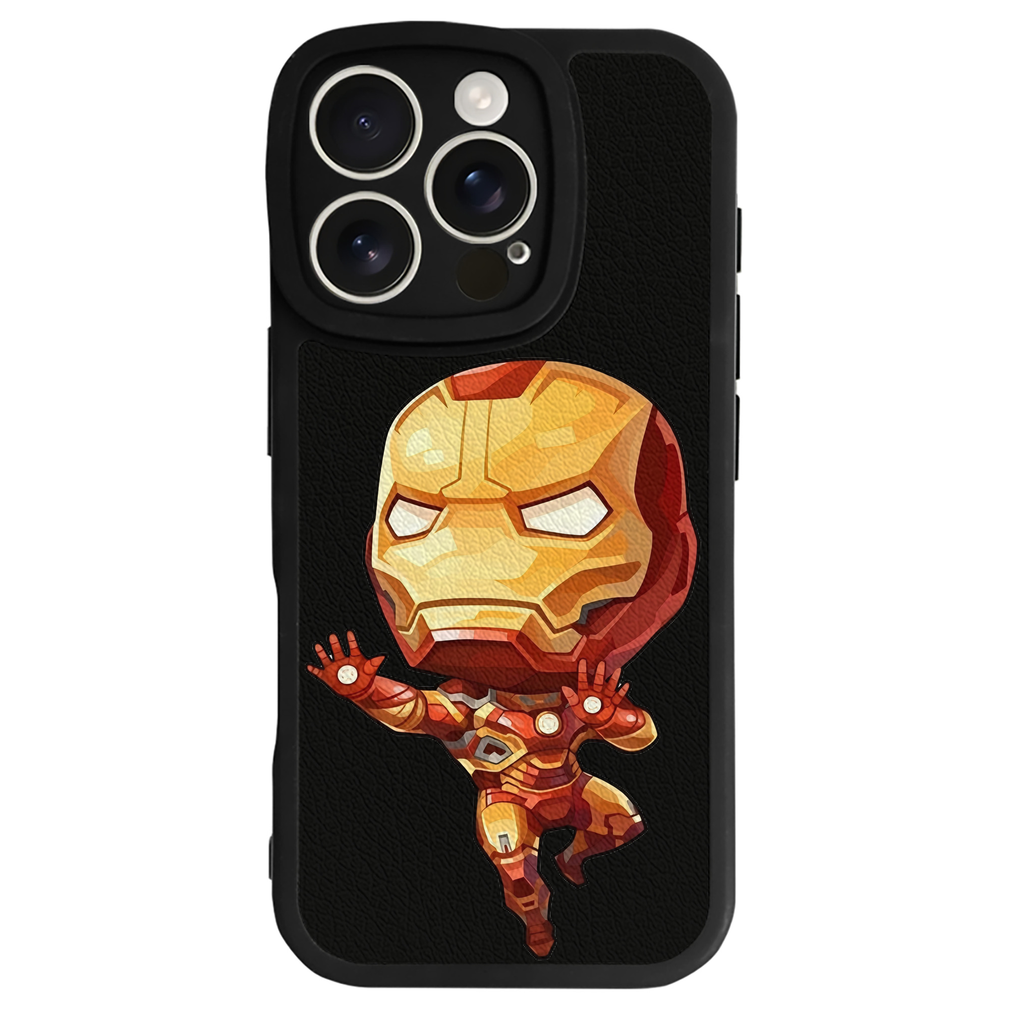 （画像用） アベンジャーズ The Avengers 【iPhone 16シリーズ対応】シリコンスマホケース（レザー調） 材質：シリコン